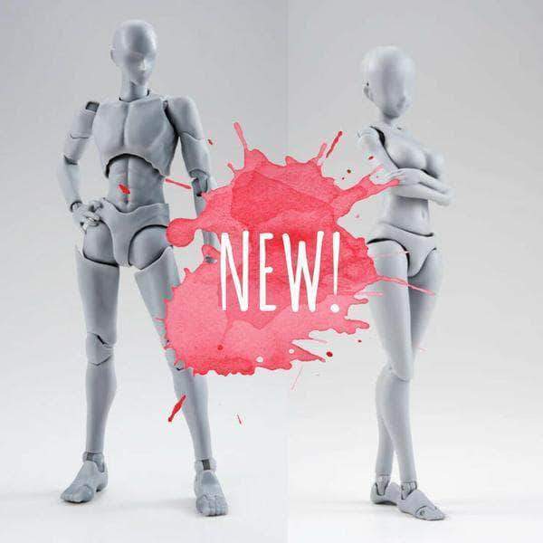Drawing Figures For Artists Action Figure Model Human Mannequin Man and  Woman Set Action Toy Human Mannequin Anime Figurine Model BROWN WOMAN 