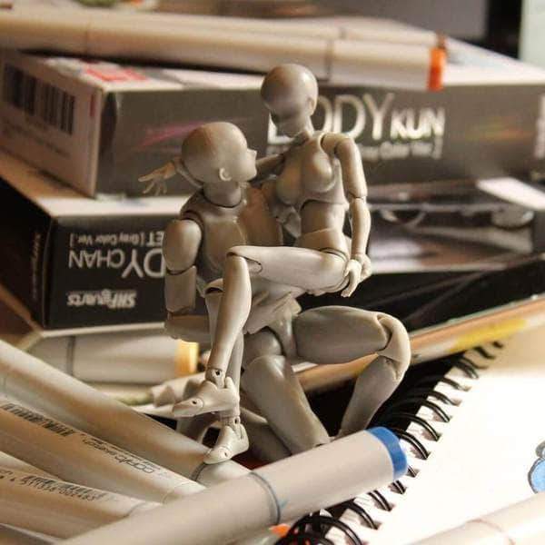 KUN + CHAN - Takarai Rihito Ed. - Grey (2in1 Special Deal) - Body Kun Dolls
