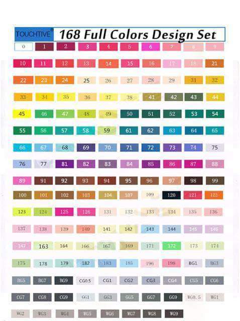 Professional Sketch Markers for Manga Animation