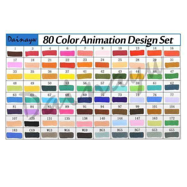 Professional Touch-Five Sketch Markers for Manga Animation - Body Kun Dolls