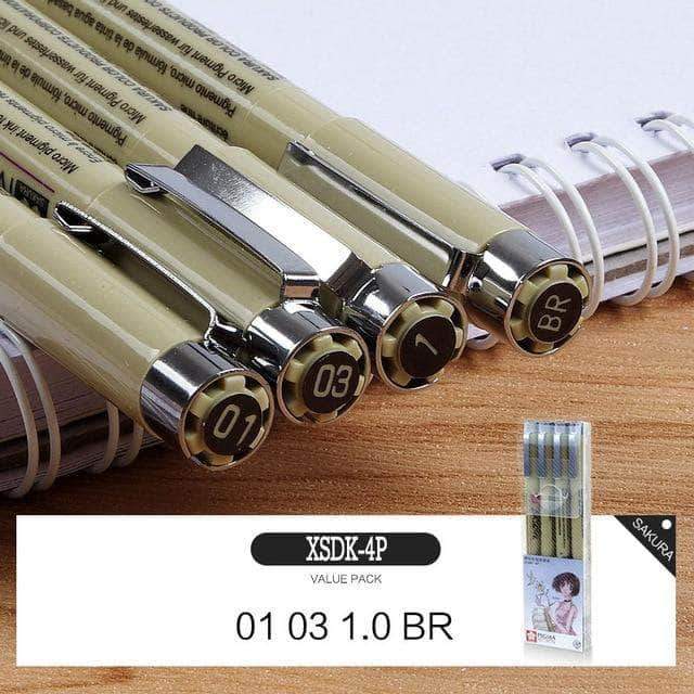 Sakura Pigma Micron Pens 13 Sizes Different Sets - Body Kun Dolls