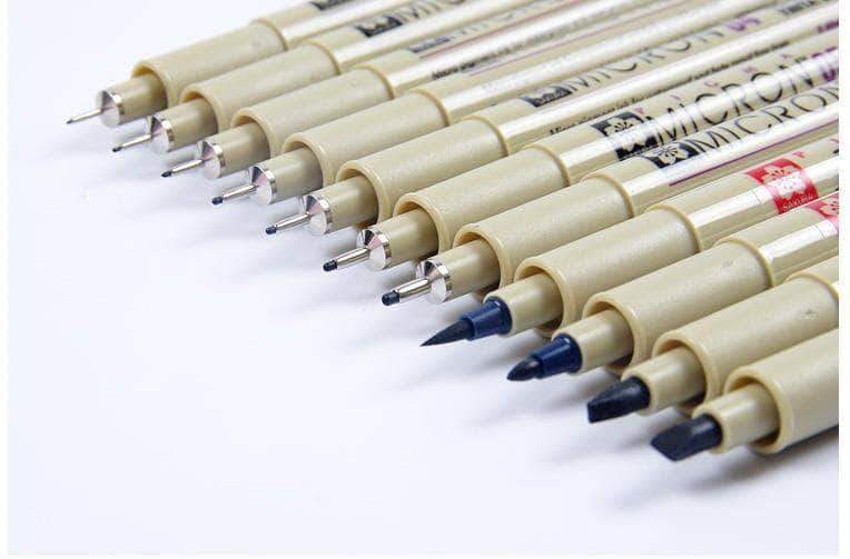 Sakura Pigma Micron Pens 13 Sizes Different Sets - Body Kun Dolls