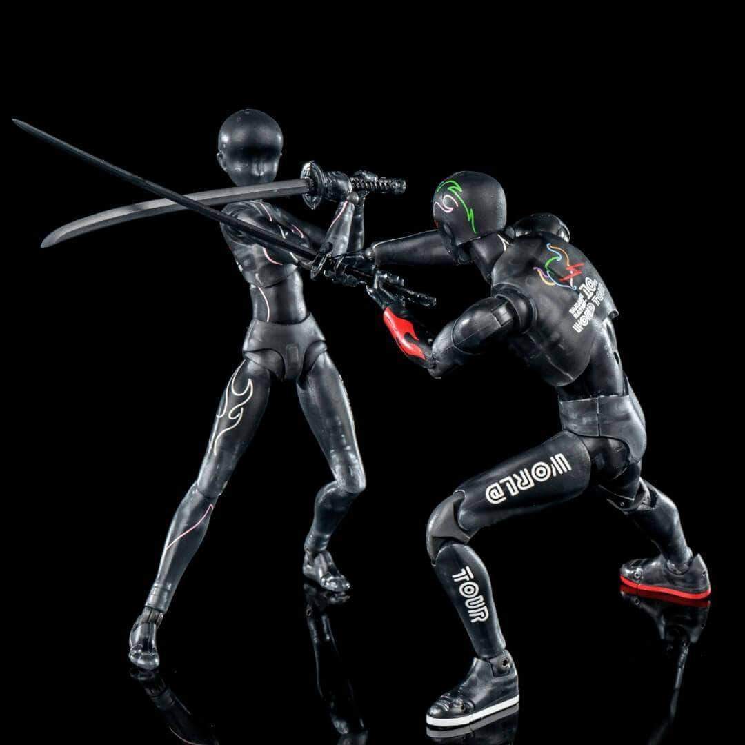 World Tour 3 Piece Collection (includes 1 stand) - Body Kun Dolls