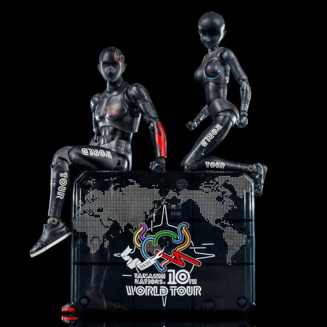 World Tour 3 Piece Collection (includes 1 stand) - Body Kun Dolls